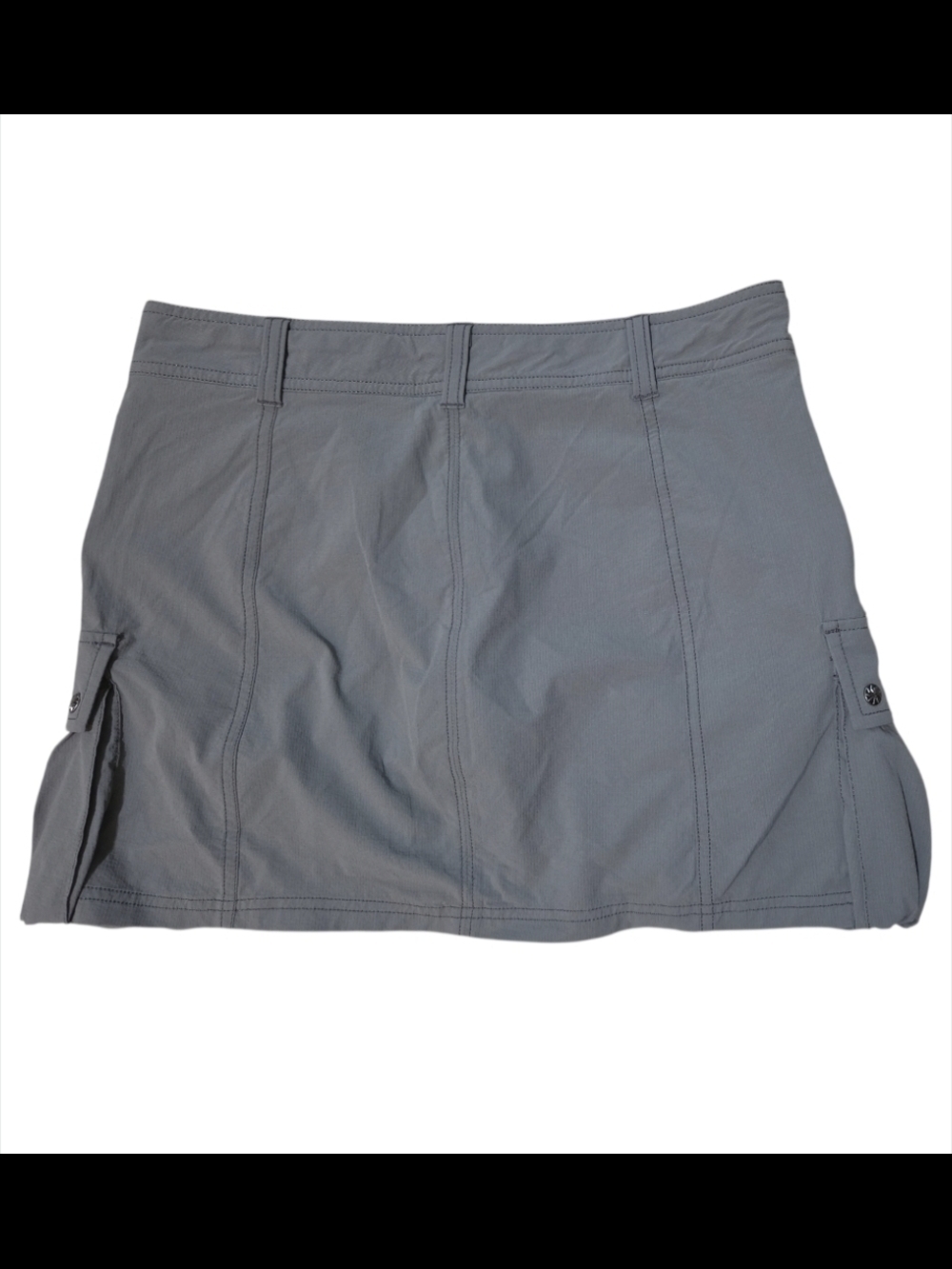 Athleta Slate Gray Cargo Mini Skort Size 6 - Picture 10 of 11